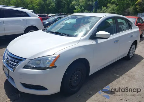 2015 Nissan Sentra Sv z USA, uszkodzony, nr VIN 3N1AB7AP5FY256316